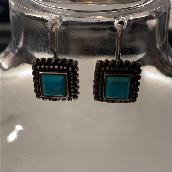 Turquoise earrings - Picture 3 of 6